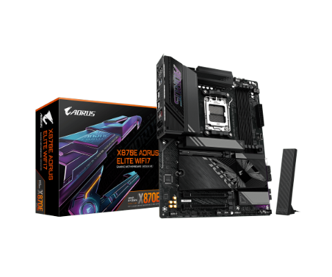 תמונה של לוח אם GIGABYTE X870E AORUS ELITE WIFI7 1.3 ATX DDR5 AM5 2.5GBE