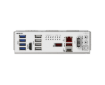 תמונה של לוח לבן עם מחברי חשמל מאחור Gigabyte B850 A STEALTH AM5 DDR5 WIFI