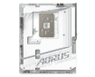 תמונה של לוח לבן עם מחברי חשמל מאחור Gigabyte B850 A STEALTH AM5 DDR5 WIFI
