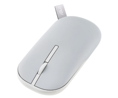 תמונה של עכבר אלחוטי שקט ASUS MD100 LITE GRAY BT 2.4GHz