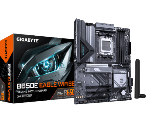 תמונה של לוח אם GIGABYTE B650E EAGLE WIFI6E AM5 DDR5 ATX