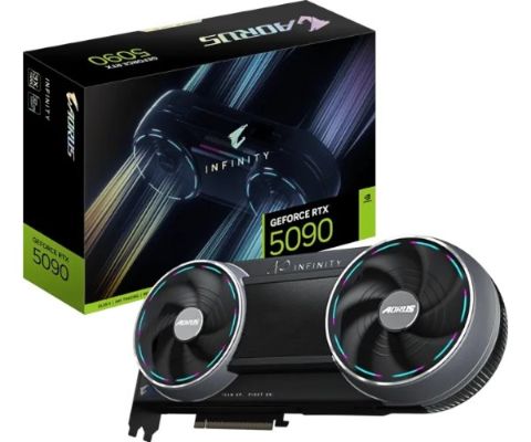 תמונה של כרטיס מסך GIGABYTE AORUS GeForce RTX 5090 INFINITY 32GB GDDR7