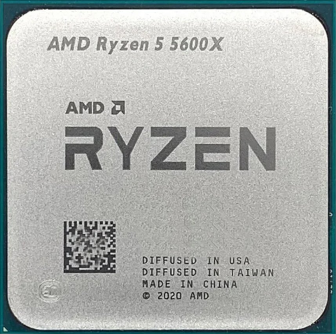 תמונה של מעבד AMD Ryzen R5 5600X Tray 6 Cores Threads 12 Up to 4.6Ghz