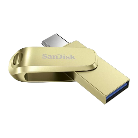 תמונה של זכרון נייד SanDisk 512GB TYPE-C and Type-A Dual Drive Luxe