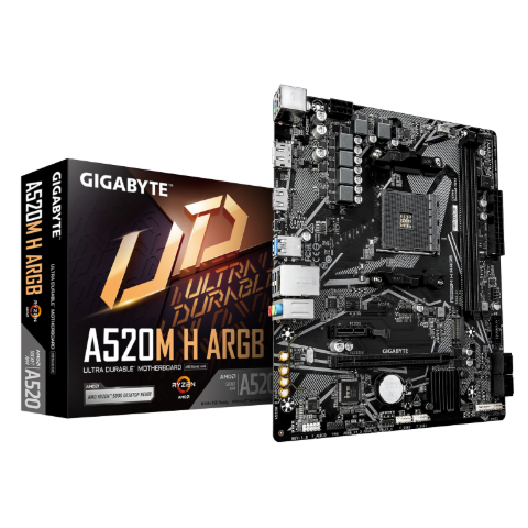 תמונה של לוח אם Gigabyte A520M H ARGB AM4 DDR4 Micro-Atx HDMI DP