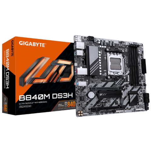 תמונה של לוח אם Gigabyte B840M DS3H for AMD AM5 DDR5 HDMI DP