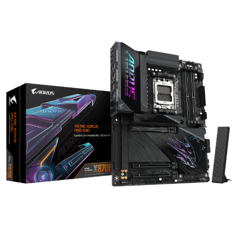 תמונה של לוח אם Gigabyte X870E AORUS PRO X3D AMD AM4 ATX WIFI7 DDR5