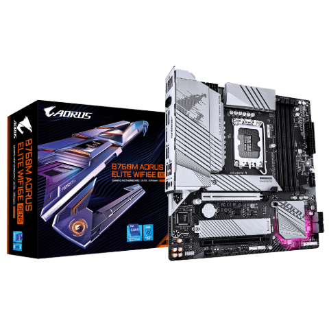 תמונה של לוח Gigabyte B760M AORUS ELITE WIFI 6E  GEN 5 mATX BT