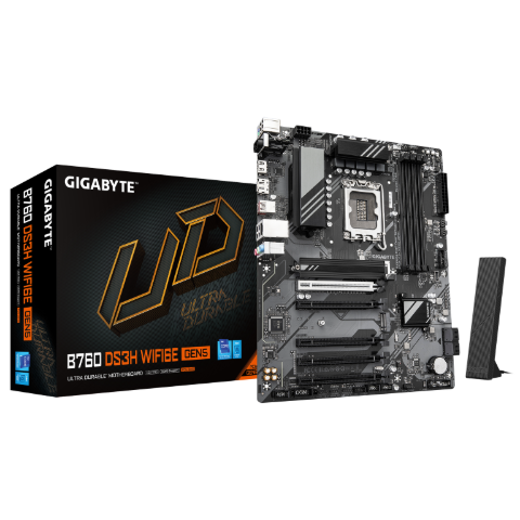 תמונה של לוח אם B760 DS3H WF6E GEN5 ATX DDR5 PCIE5.0X16 WIFI6E Gigabyte