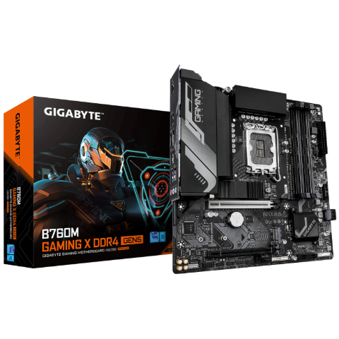 תמונה של לוח Gigabyte B760M GAMING X DDR4 Gen 5 PCIE5.0 Micro-ATX LGA1700