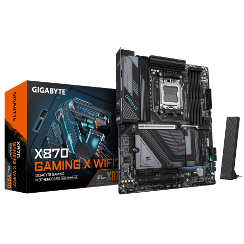 תמונה של לוח אם Gigabyte X870 GAMING X WIFI7 1.1 ATX DDR5 2.5GB Lan