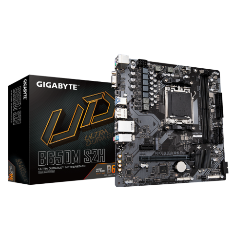 תמונה של לוח Gigabyte B650M S2H 1.4 AM5 Micro-Atx DDR5 DP HDMI AMD