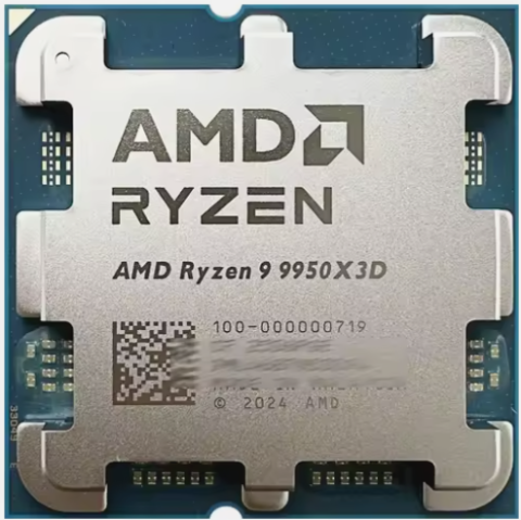 תמונה של מעבד AMD Ryzen 9 9950X3D AM5 16 Cores 32 Tr up to 5.7Ghz Tray
