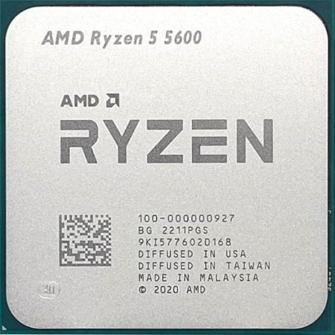 תמונה של מעבד AMD Ryzen 5 5600 3.5Ghz 4.4Ghz AM4 Tray no Fan No GPU