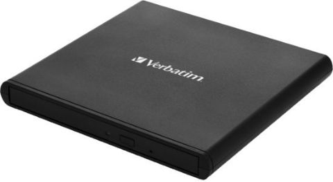 תמונה של צורב DVD נייד חיצוני שחור Verbatim External Slimline