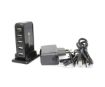 תמונה של מפצל 7 PORT USB 2.0 אקטיבי כולל חיבור מתח