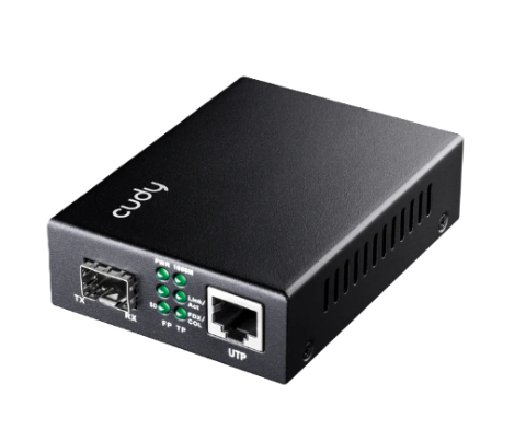 תמונה של ממיר חיבור רשת אופטי CUDY Gigabit Media Converter MC220