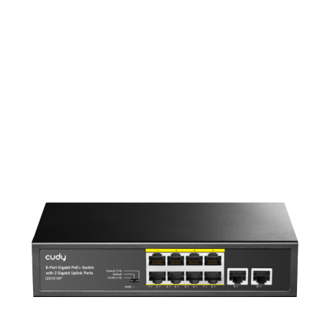 תמונה של מתג לא מנוהל Cudy GS1010P 8-Ports Gigabit Unmanaged POE Switch