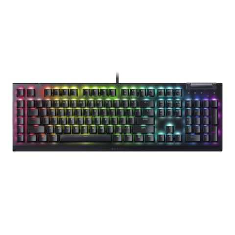 תמונה של מקלדת גיימינג RAZER BlackWidow V4 X Green Mechanical Switch
