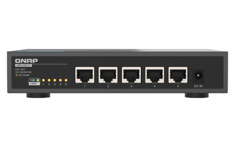 תמונה של מתג רשת QNAP QSW 3205 5T 5 Port 10GbE Fanless