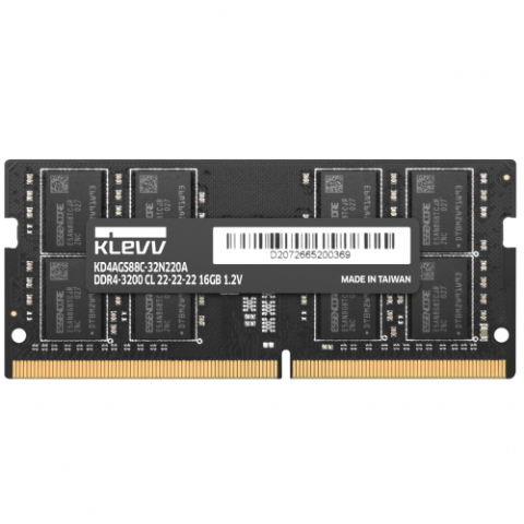 תמונה של זכרון לנייד KLEVV DDR4 16GB 3200 C22 1.2V SODIM
