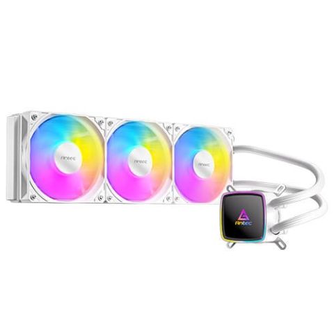 תמונה של קירור נוזלי Antec Ultra 360 White ARGB 3x120mm PWM Intel AMD 300W