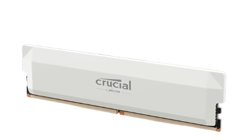 תמונה של זכרון לנייח Crucial Pro DDR5 16GB 6400Mhz C32 White
