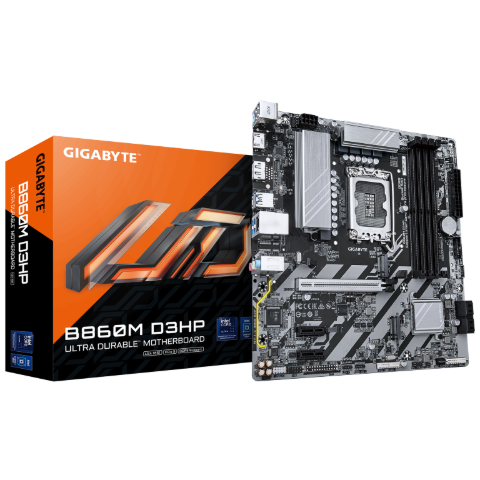 תמונה של לוח לאינטל דור 15 Gigabyte B860M D3HP Micro-ATX DDR5