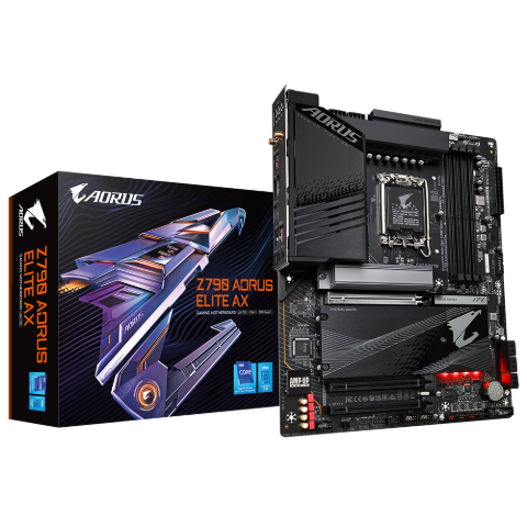 תמונה של לוח Gigabyte Z790 AORUS ELITE AX DDR5 WIFI 6E 2.5GB Lan LGA1700 R