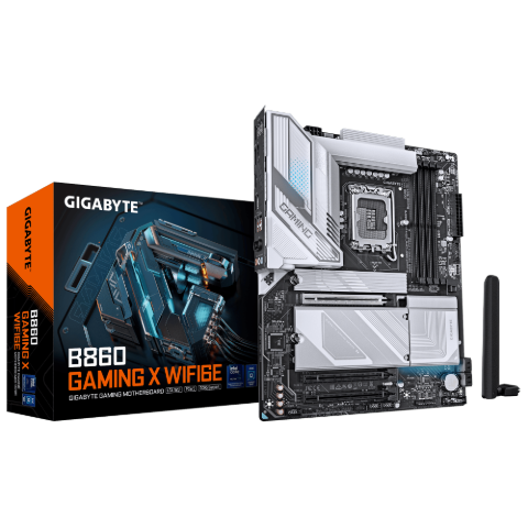 תמונה של לוח למעבד דור 15 Gigabyte B860 GAMING X WIFI6E ATX 2.5GB LAN