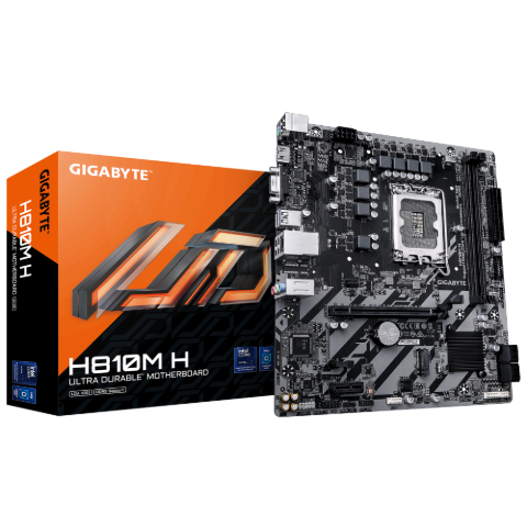 תמונה של לוח Gigabyte H810M H 1.0 Micro-Atx DDR5 LGA1851 VGA HDMI