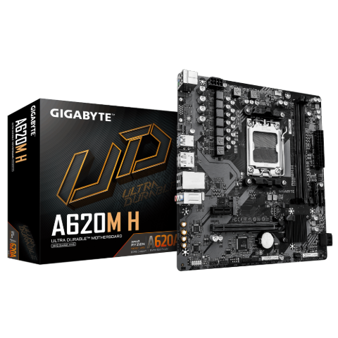תמונה של לוח למעבדי Gigabyte A620M H 2.2 DDR5 mATX DP HDMI AM5 AMD