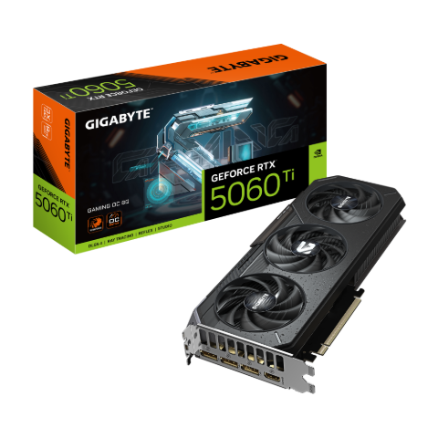 תמונה של כרטיס מסך Gigabyte RTX 5060 Ti Gaming OC 8GB