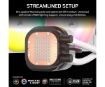 תמונה של קירור נוזלי לבן Corsair iCUE NAUTILUS 360 RS White 360mm AIO
