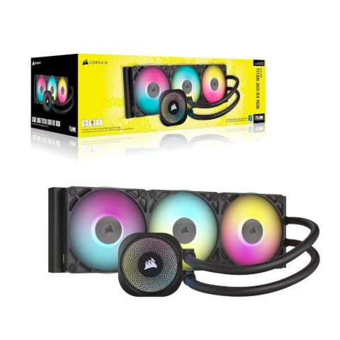 תמונה של קירור נוזלי Corsair iCUE TITAX 360 RX RGB Black 360mm AIO