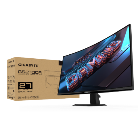 תמונה של מסך קעור Gigabyte GS27QCA VA 180hz QHD HDR Ready AMD FreeSync