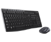 תמונה של סט מקלדת ועכבר אל חוטי Logitech Wireless Desktop MK270
