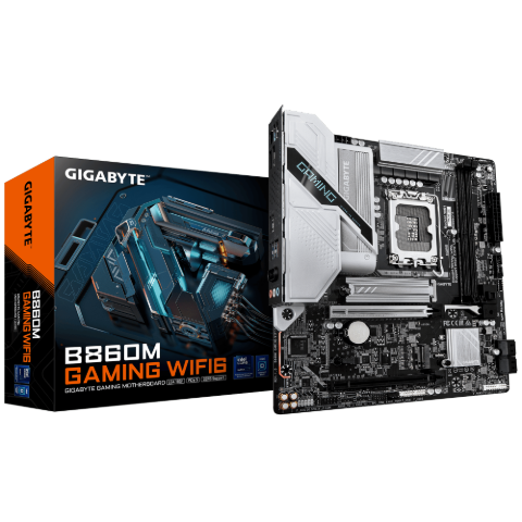 תמונה של לוח אם B860M GAMING WIFI6 M-ATX DDR5 BT 2.5GBE LAN LGA1851