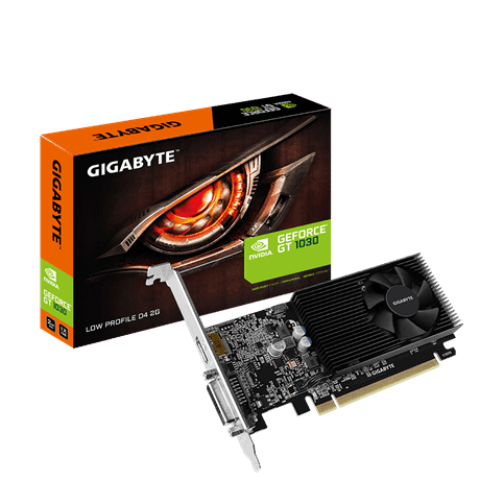 תמונה של כרטיס מסך Gigabyte GT 1030 2GB DDR4 DVI HDMI Low Profile