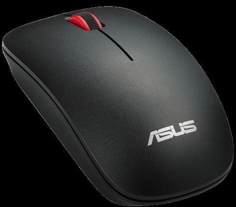 תמונה של עכבר אלחוטי ארגונומי ASUS WT300 2.4GHZ Black-Red
