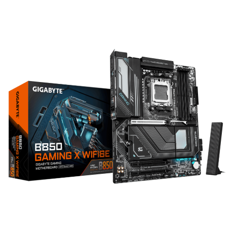 תמונה של לוח אם GIGABYTE B850 GAMING X WIFI6E ATX DDR5 AM5 BT 2.5 GBE LAN