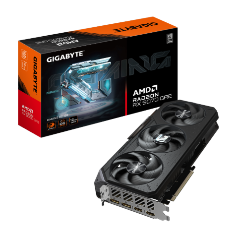 תמונה של כרטיס מסך Gigabyte RX 9070 GRE GAMING OC 12GB GDDR6
