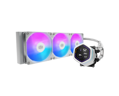 תמונה של קירור נוזלי משולש Cooler Master MasterLiquid Core Nex 360 White