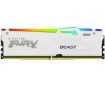 תמונה של ז.לבן לנייח DDR5 32GB 2x16GB 6400Mhz C32  Kingston Fury Beast RGB