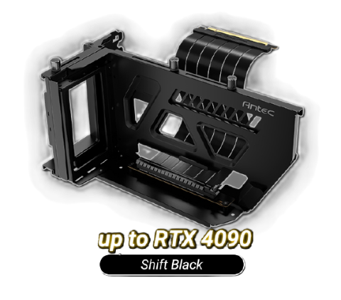 תמונה של תופסן אנכי Antec Shift Vertical GPU Bracket incl PCIE4.0 riser