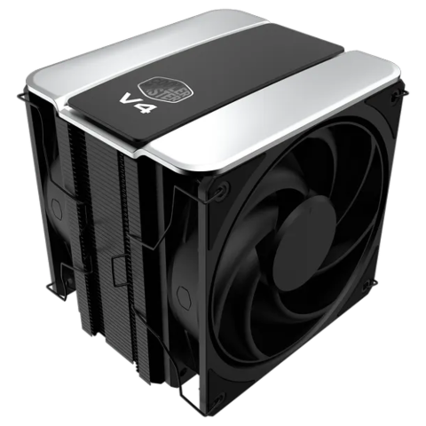 תמונה של קירור למעבד CoolerMaster V4 ALPHA 3DHP Black 240W TDP Air Cooler