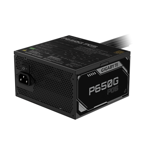 תמונה של ספק כוח Gigabyte P650G 650W 80 Plus Gold ATX 3.1 PCIE 5.1