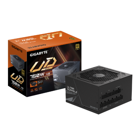 תמונה של ספק Gigabyte UD750GM PG5 V2 750W 80 Plus Gold PCIE 5.1 ATX 3.1