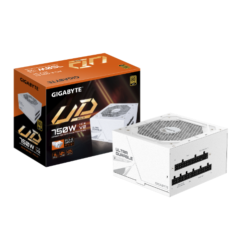 תמונה של ספק Gigabyte UD750M PG5 V2 ICE 750W 80 Plus Gold ATX 3.1 PCIE 5.1