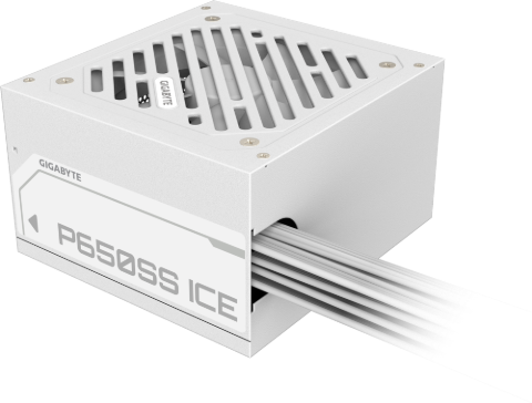 תמונה של ספק כוח GIGABYTE P650SS ICE 650W 80 PLUS Silver White